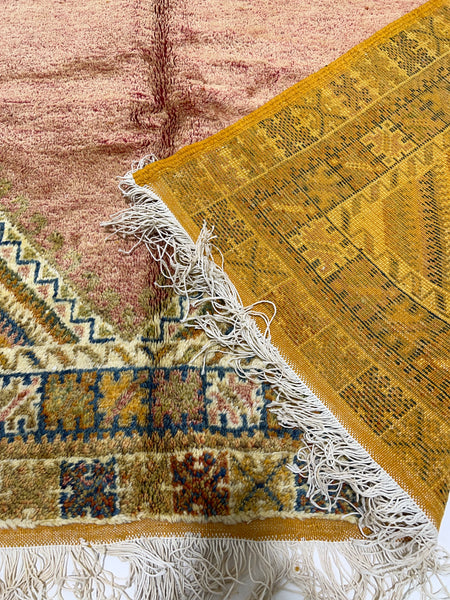 Vintage berber rug : 6.5ft x 9.8ft / 196cm x 295cm